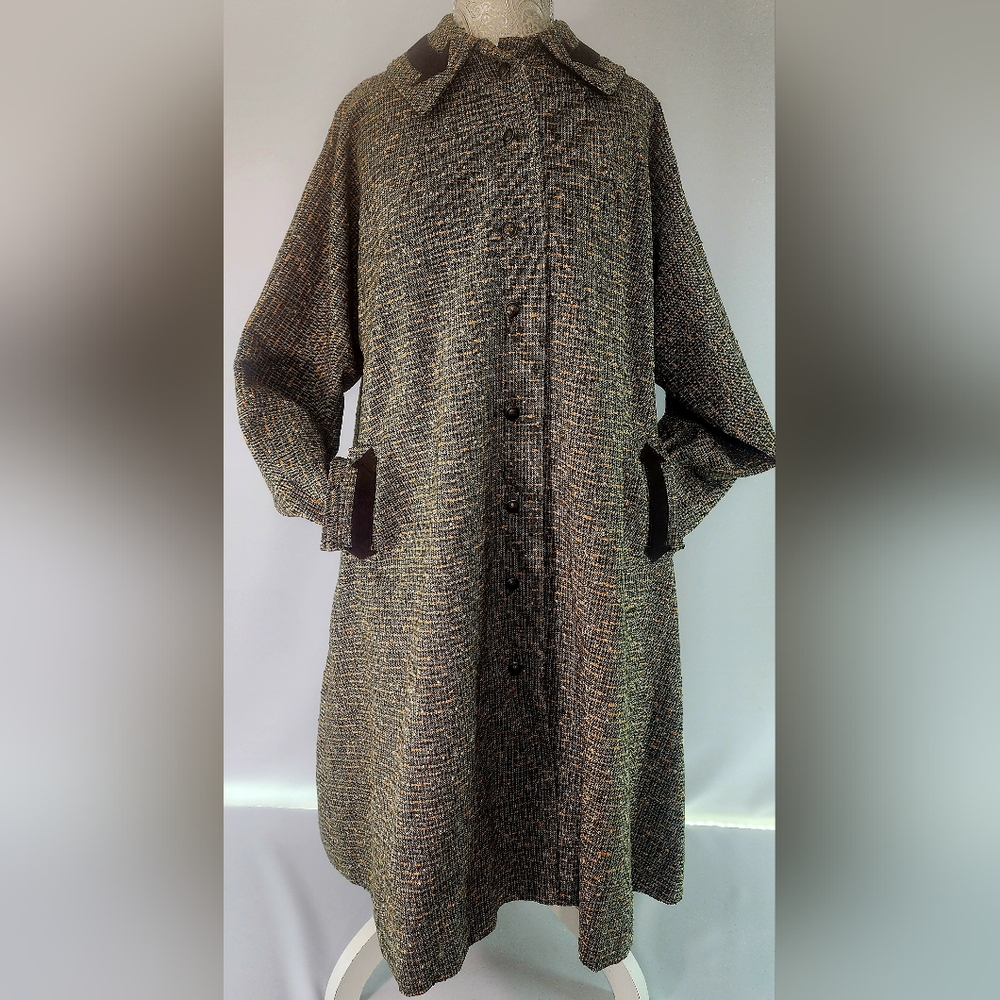 Vintage Aquatogs Water Repellent Tweed Coat/ Jacket